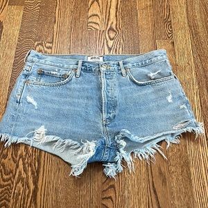 AGolde Parker Denim Short